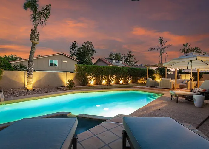 Сasa de vacaciones New Spanish Wells Retreat Pool & Billiards Bbq Phoenix